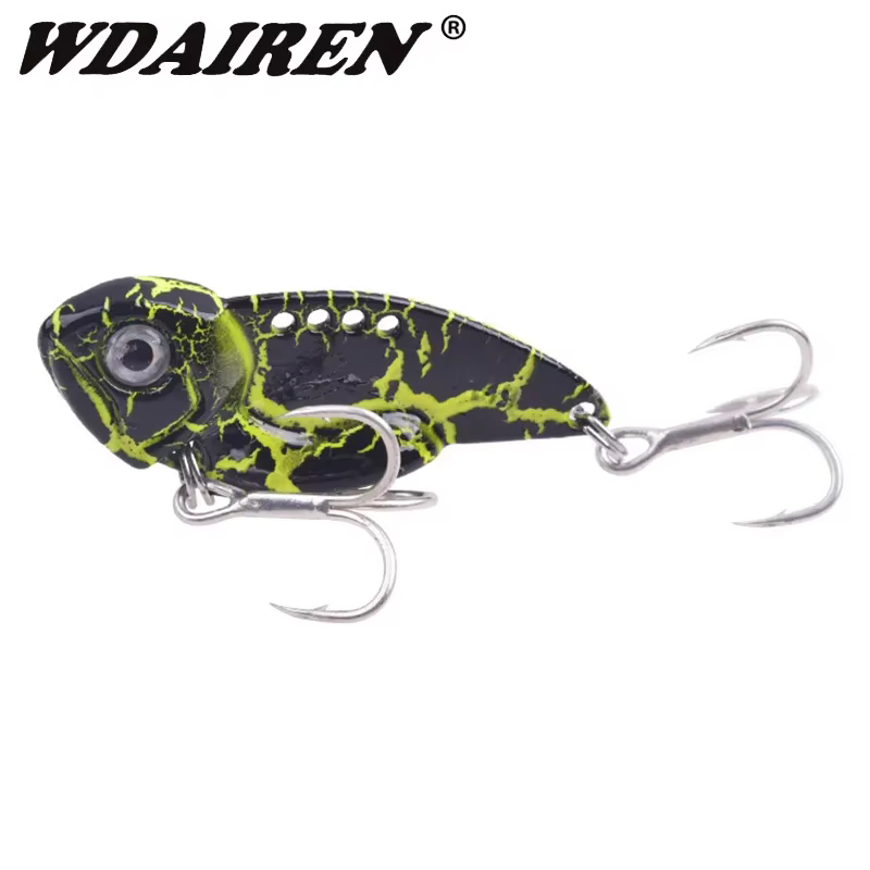 Cuchara Spinner Metálica VIB con paleta para pesca deportiva