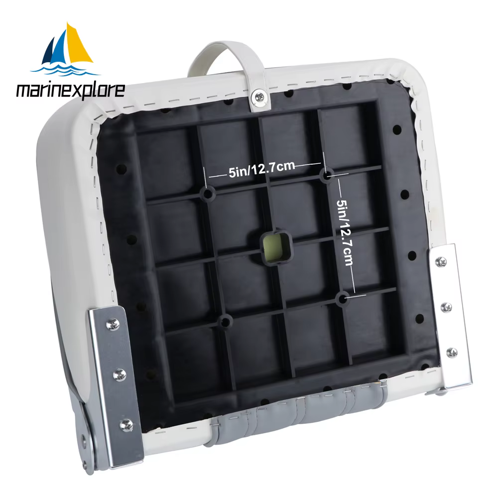 Asiento de pesca plegable – PVC duradero para barcos y lanchas - imagen 3