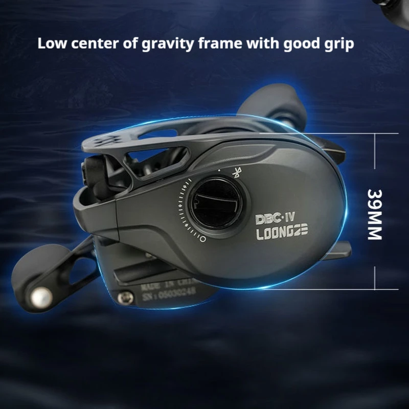 Carrete Baitcast Longze A101 DC – Freno Electrónico - imagen 4