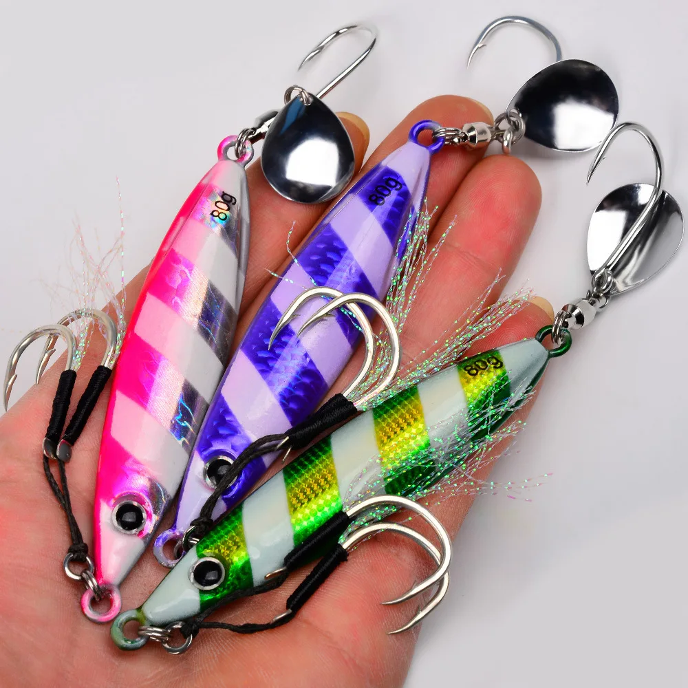 LHFSH Señuelo metálico vibrante para lubina – Colores mezclados - imagen 2