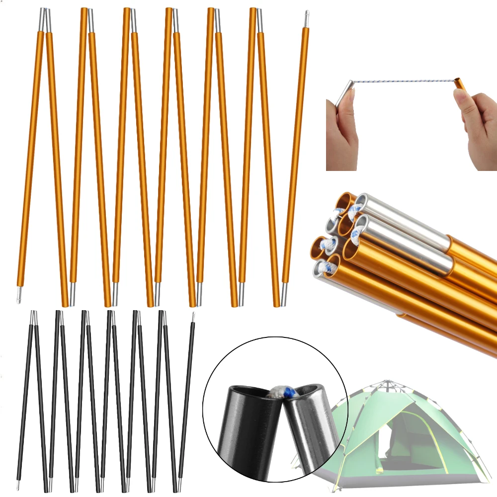 Bastones tienda aluminio 8 mm 430 cm – repuesto ligero compacto - imagen 3