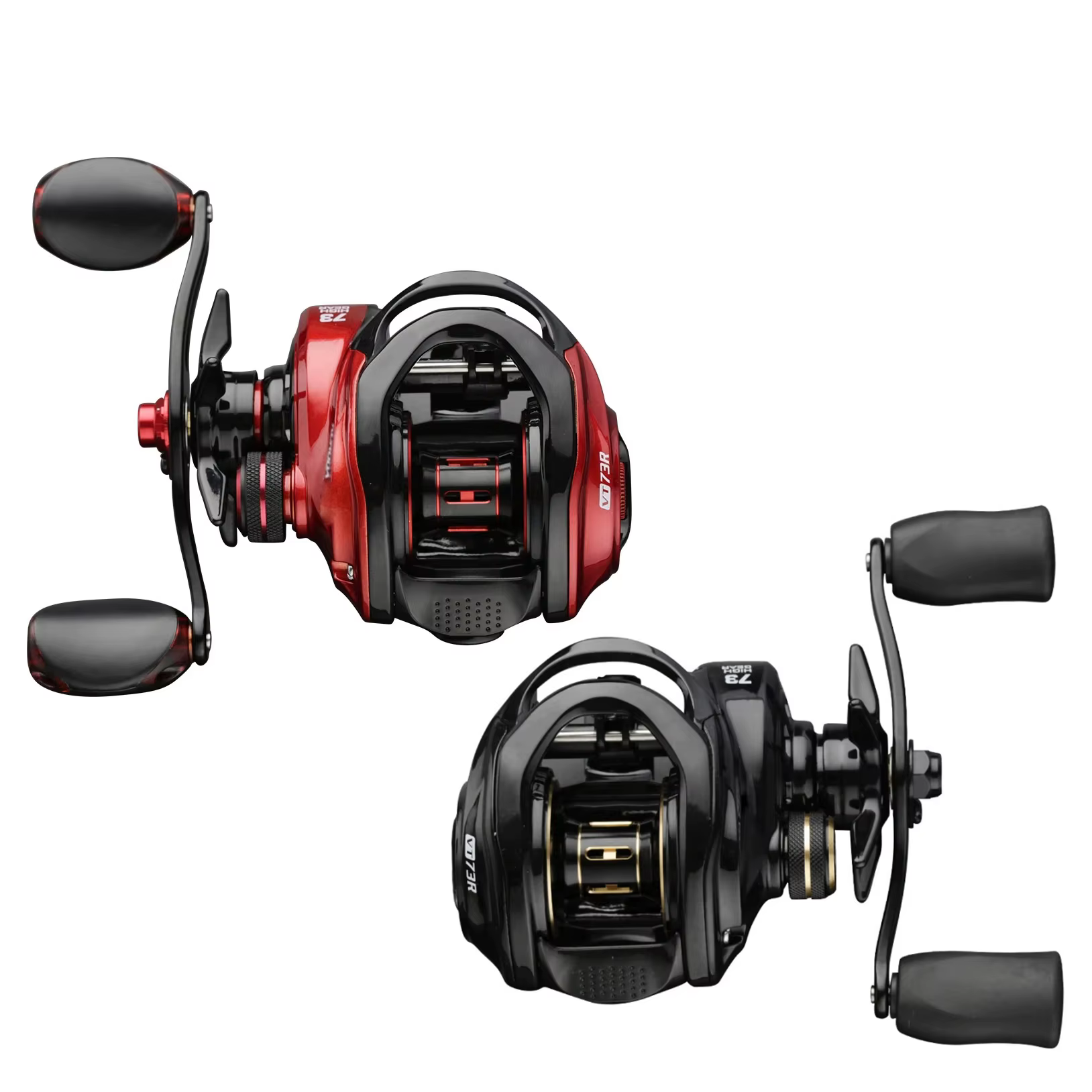 Carrete Baitcasting 7,3:1 – Arrastre 8 kg y alta velocidad de pesca - imagen 2