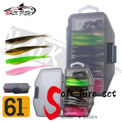 Walk Fish Estuche Profesional de Vinilo para Anzuelos Pesca