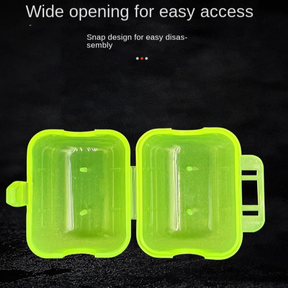 Protector de anzuelo triple portátil con fundas blancas y verdes - imagen 5