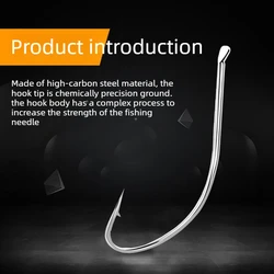 Anzuelos con púas Fiishhook Zorro Blanco – Ideal para pesca de carpa