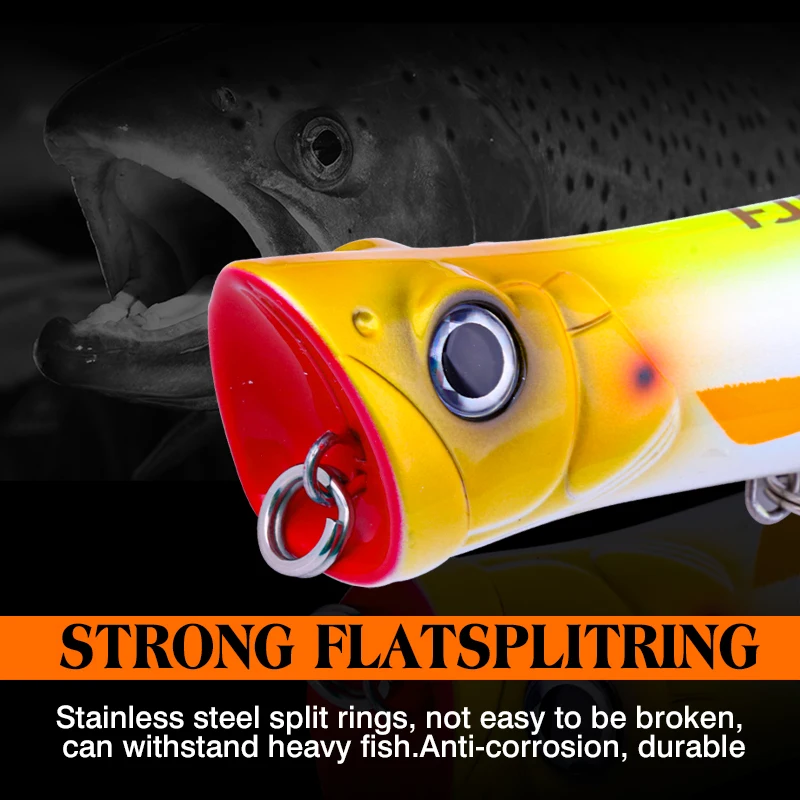 FJORD Popper Swimbait Ojo Grande – Señuelo Superficie Pesca - imagen 3
