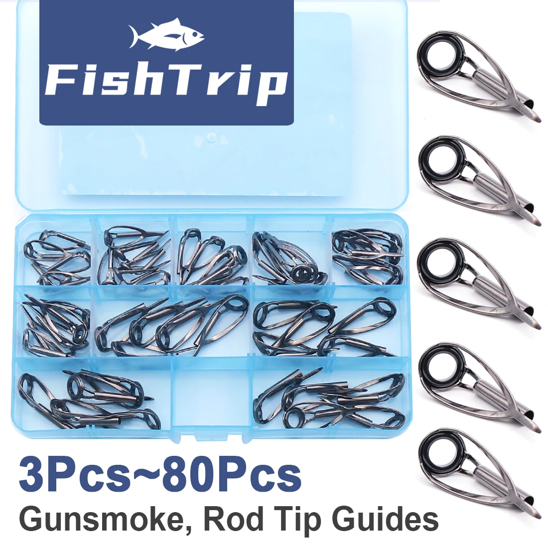 Punta de caña FishTrip – Repuesto acero inoxidable para lanzar - imagen 2