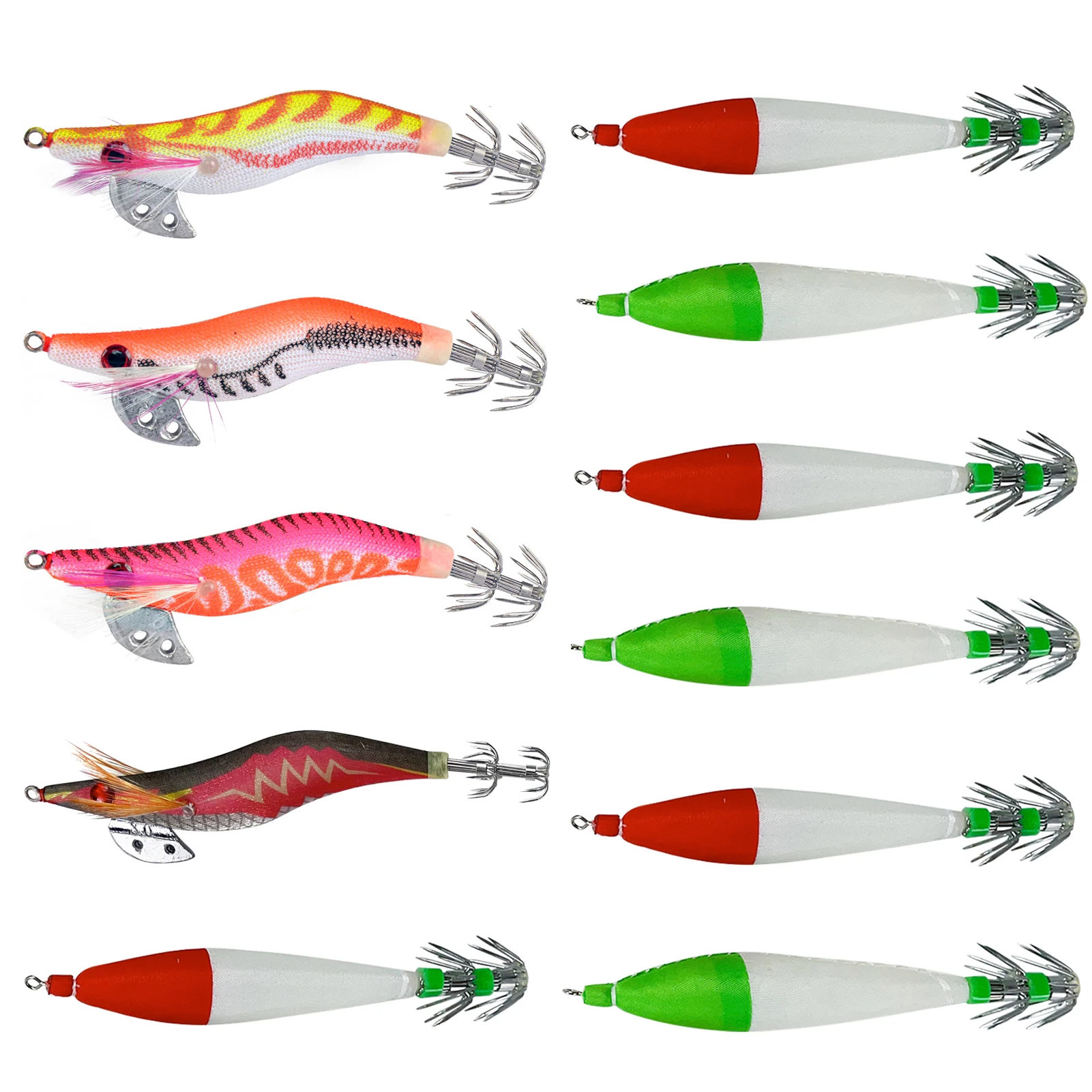 Señuelos luminosos para pesca marina
