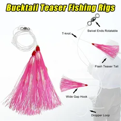Aparejos Lubina Rigs Hi-Lo MYLAR Bucktail fondo