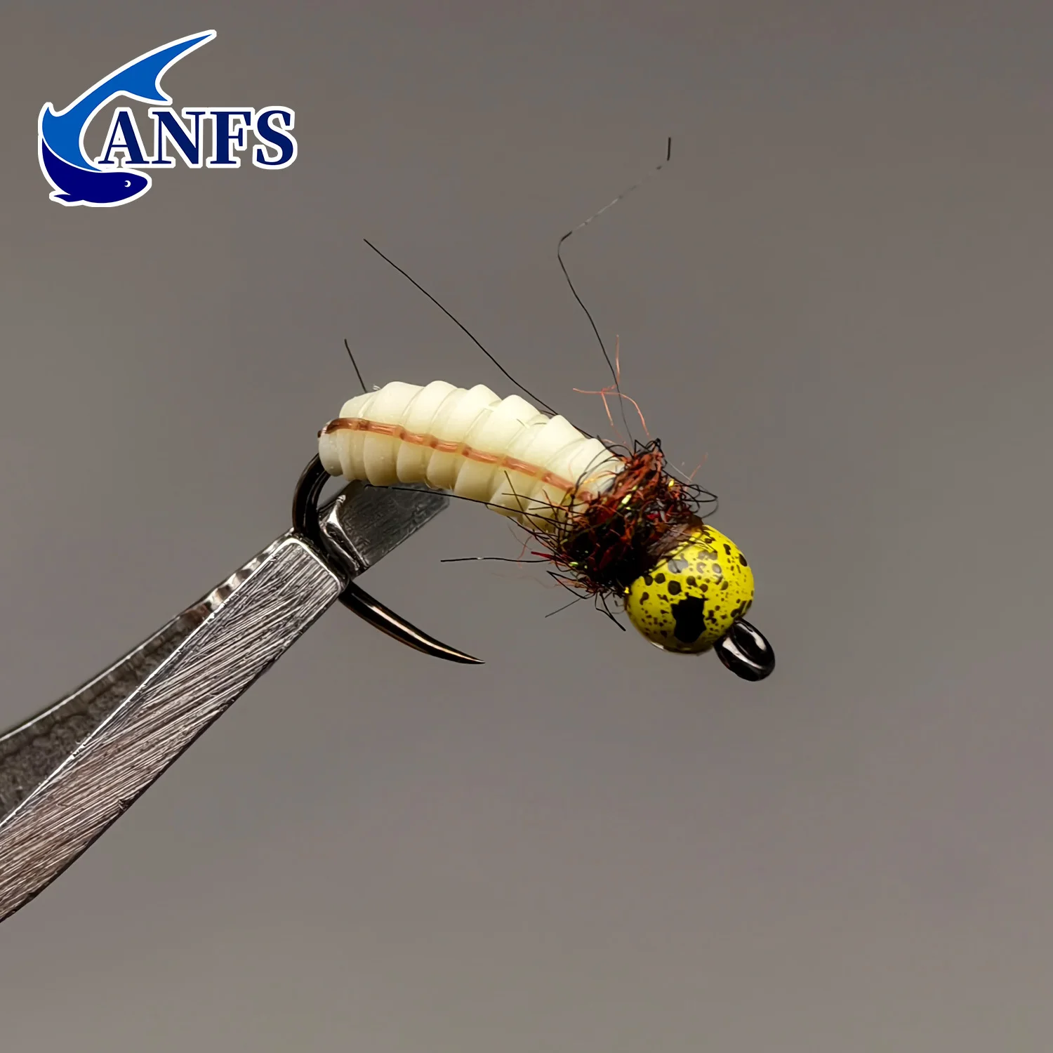 ANFS Moscas ninfa tungsteno – Atadas a mano con caja para trucha - imagen 5