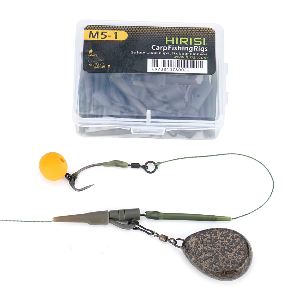 Hirisi Clips de seguridad para carpfishing con esmerillón rápido