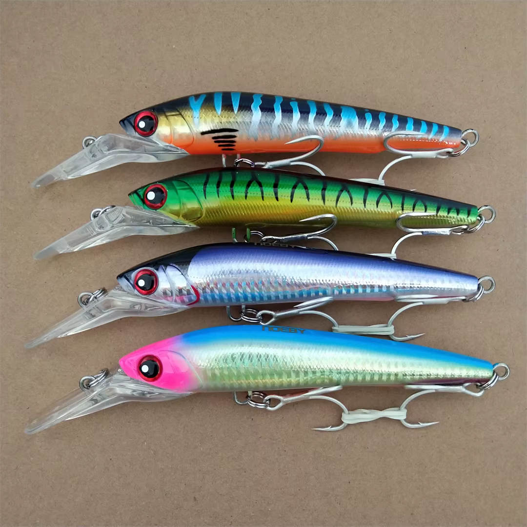 Wobbler de Hundimiento 14 cm – Lubina, Lucio, Trucha y Salmón
