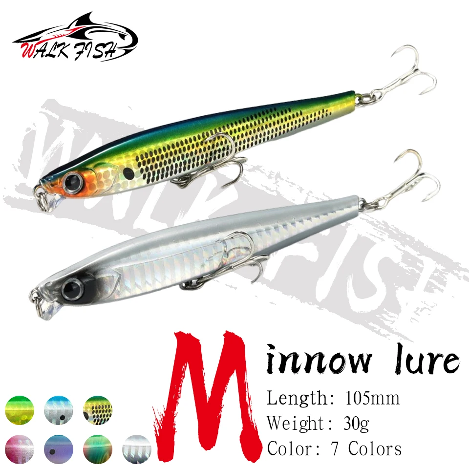 Swimbait Walk Fish 105mm – Hundente para lubina y lucio - imagen 2