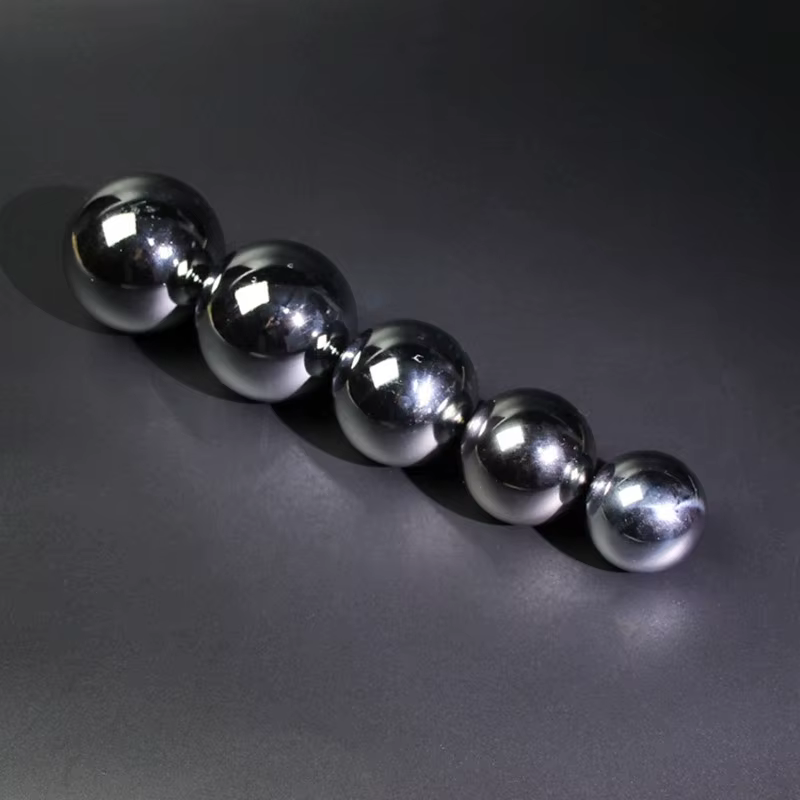 Bola de masaje para manos - Esfera de hierro hueca para fitness - imagen 5