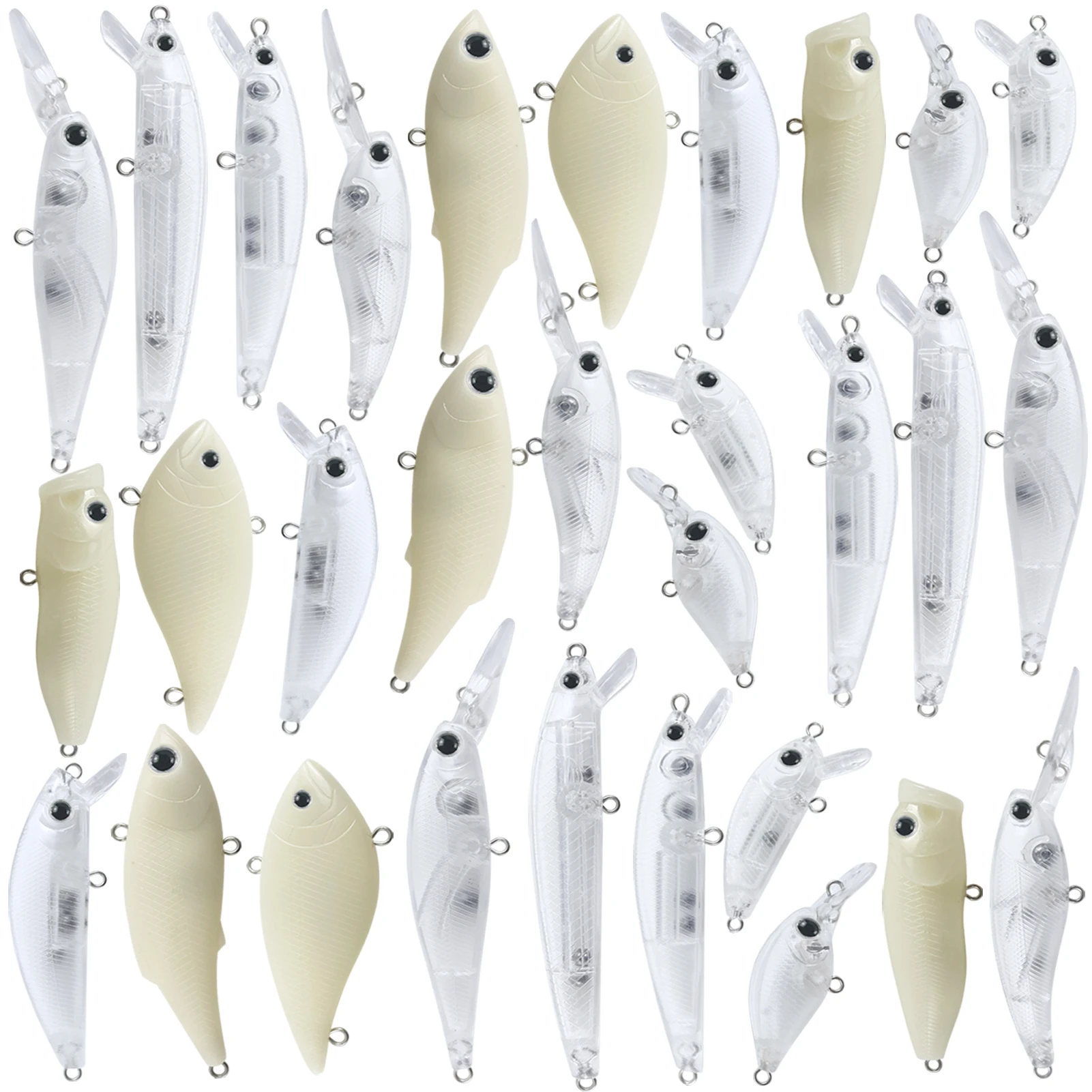 Kit de señuelos para DIY sin pintar Free Fisher – Mixtos - imagen 3