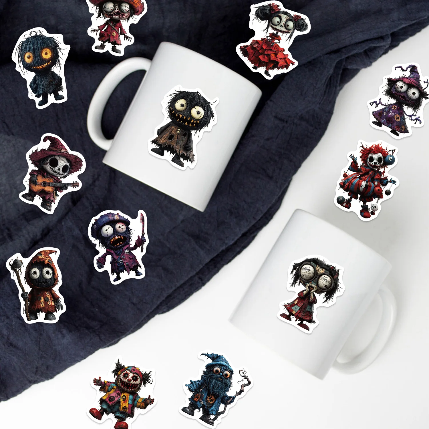 Pegatinas Halloween Terror DIY – Sticker impermeable para móvil - imagen 4