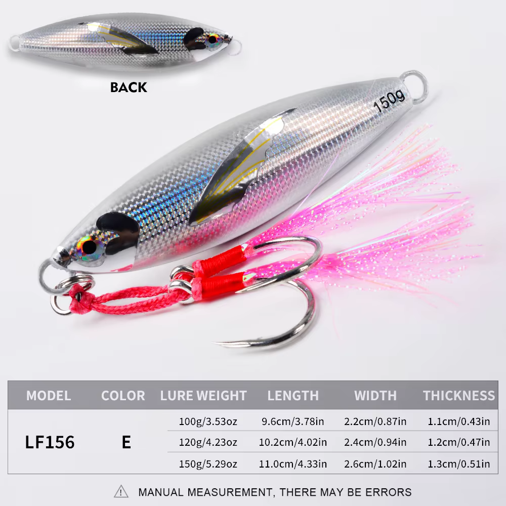 Señuelo Jigging Proberos 3D Ojo de Pez 100-150g para Lubina Salada - imagen 5