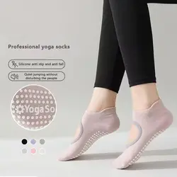 Calcetines antideslizantes silicona transpirables sin talón mujer