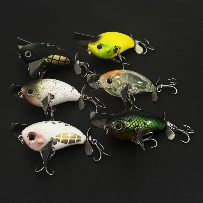 Señuelo Whopper Plopper de superficie con sonido y alas para lubina - imagen 5