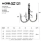 Proberos Anzuelo triple T-Treble tipo garra para swimbait agua salada - imagen 2