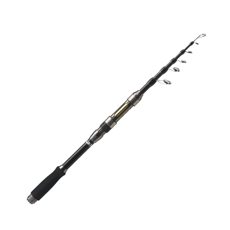 Caña telescópica fibra carbono DEUKIO para pesca en mar - imagen 3