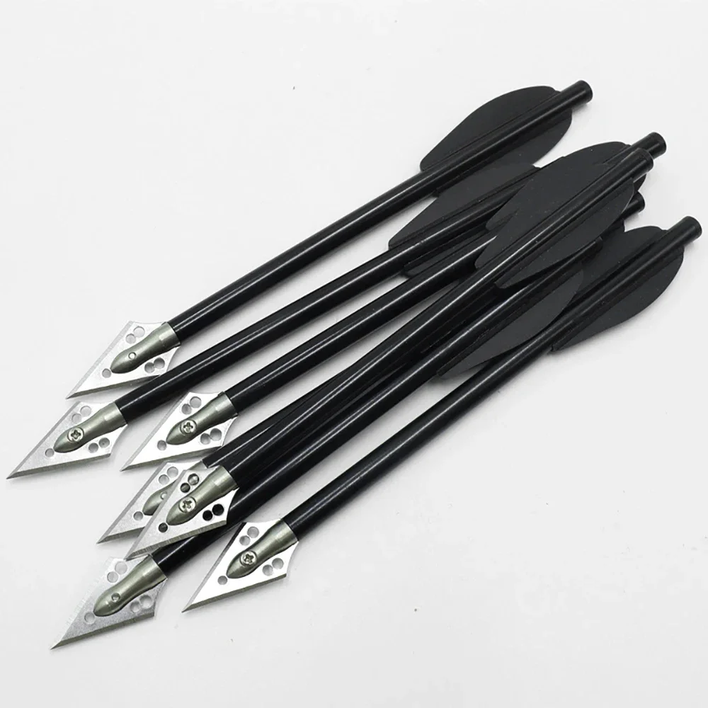 Flechas de aluminio con cola semicircular para caza y tiro - imagen 3