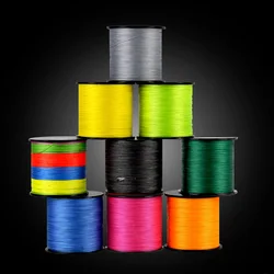 Línea de pesca trenzada multifilamento JOSBY para pesca con mosca y carpa