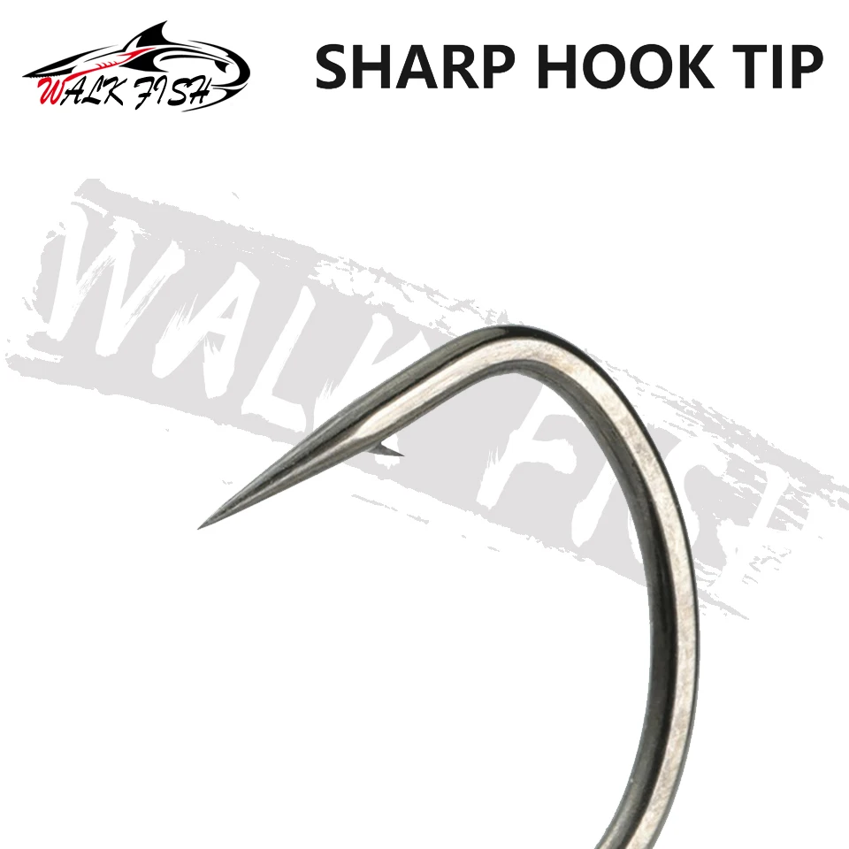 Anzuelos Jig Head WALK FISH – Púas dobles traseras para vinilo - imagen 2