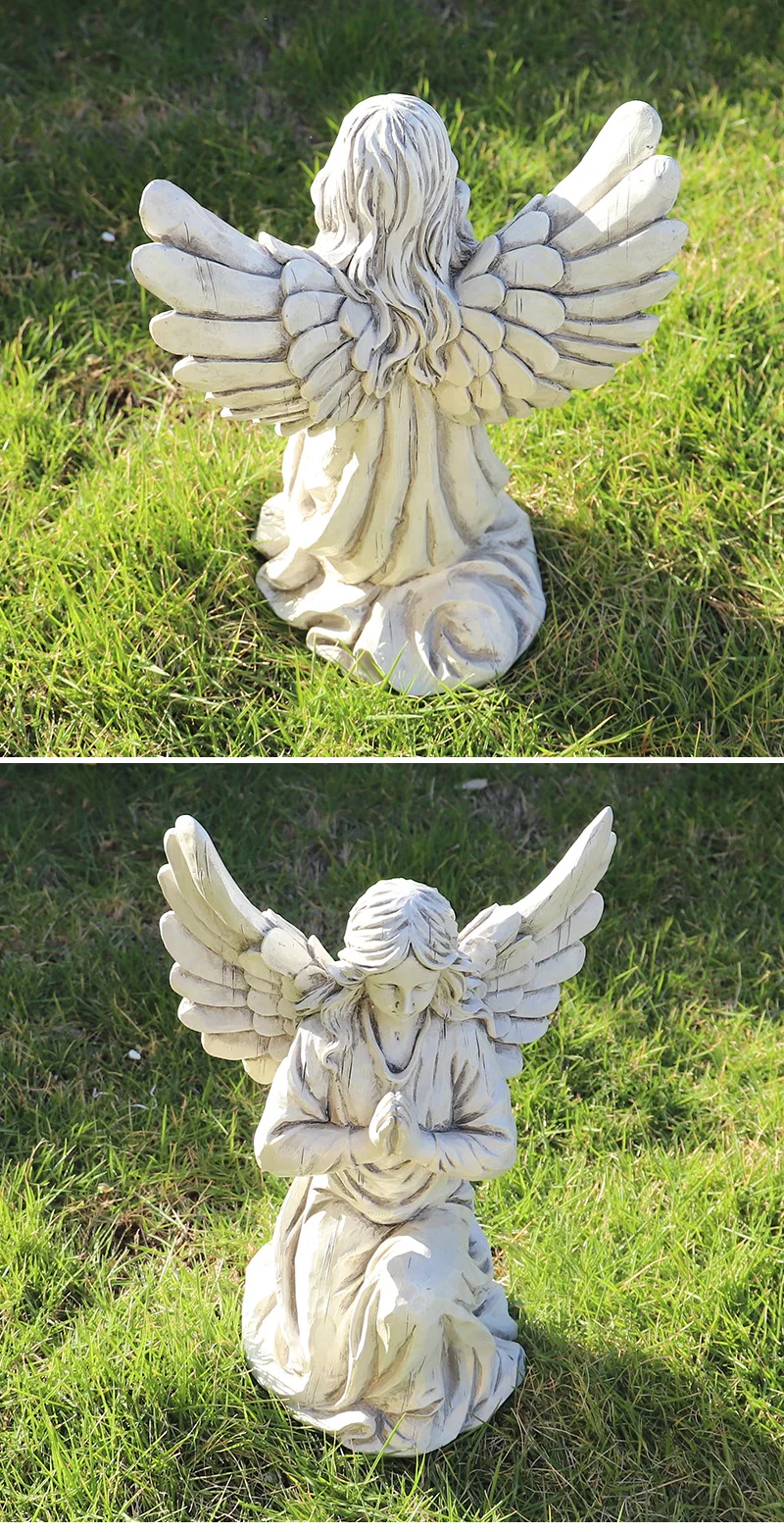 Figura decorativa religiosa para escritorio, hogar y exterior