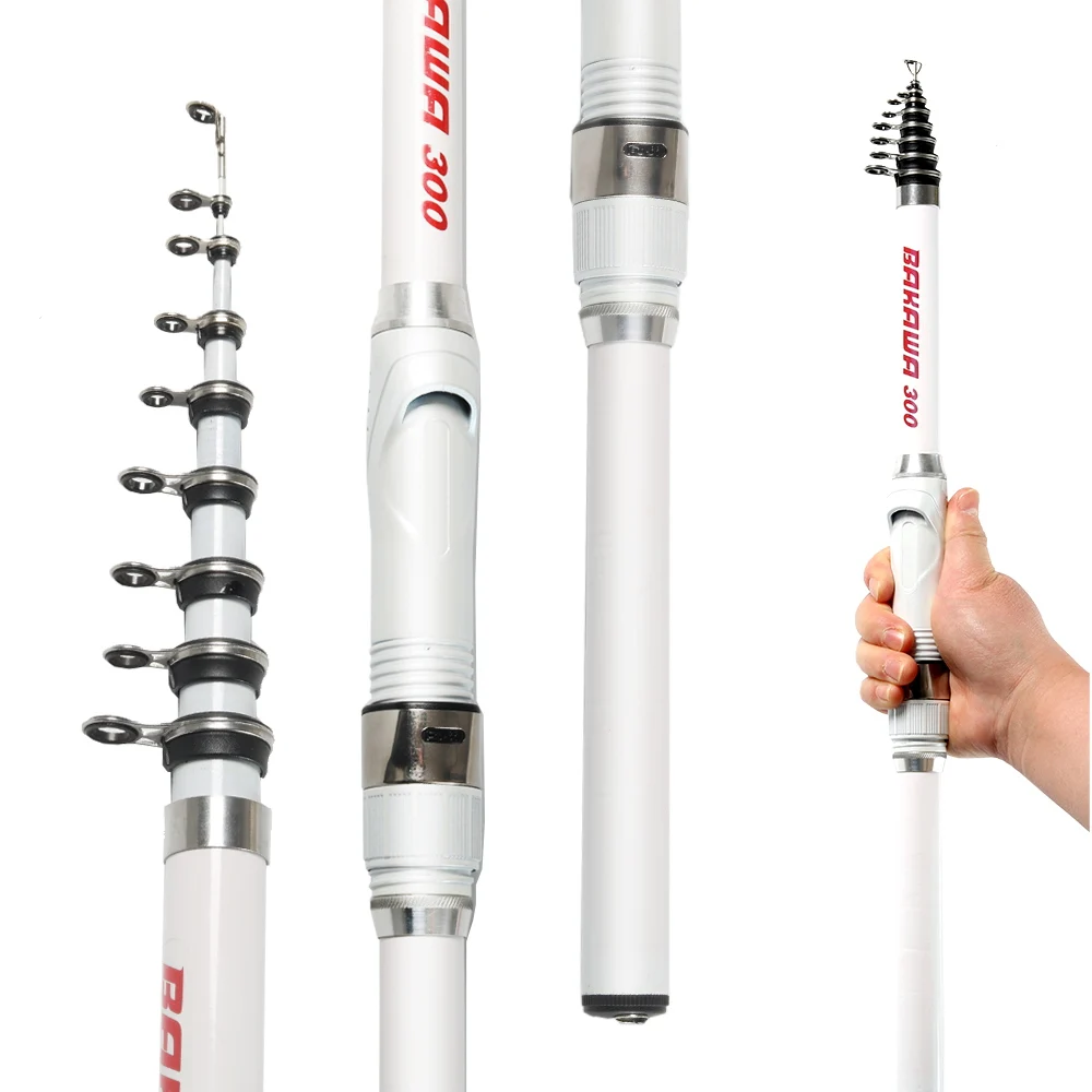 Bakawa Caña Telescópica Carbono 3m – Alimentadora Ultraligera - imagen 4