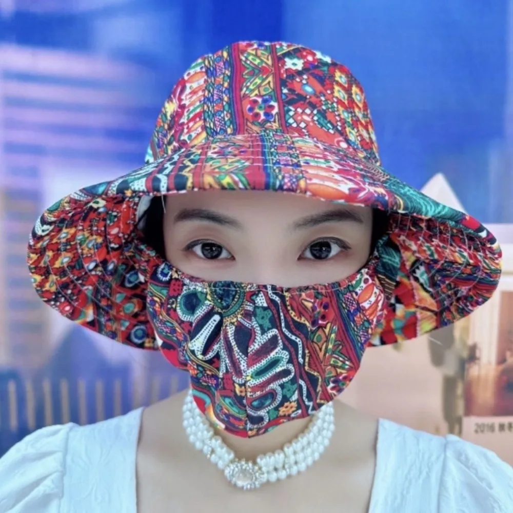 Sombrero protección UV de ala ancha, protege cuello y rostro - imagen 4