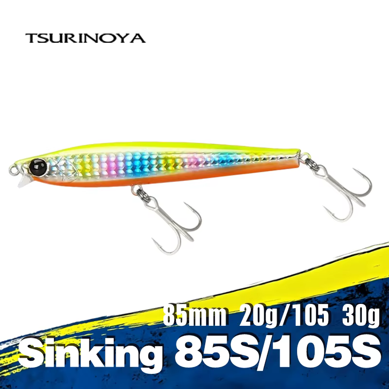 TSURINOYA AIRAZOR 105S/30g Señuelo tipo lápiz para lubina jigging