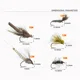 Surtido de moscas: mosca seca, húmeda para trucha y agua salada - imagen 2