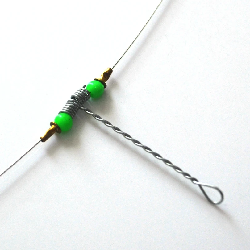 MNFT Juego 5 anzuelos con giro y 4 cables de acero antibobinado - imagen 2