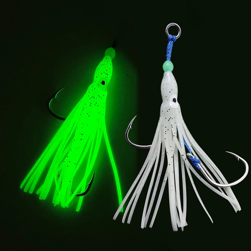 ZYZHE Anzuelo de asistencia jigging aguas profundas – pesca de fondo - imagen 4