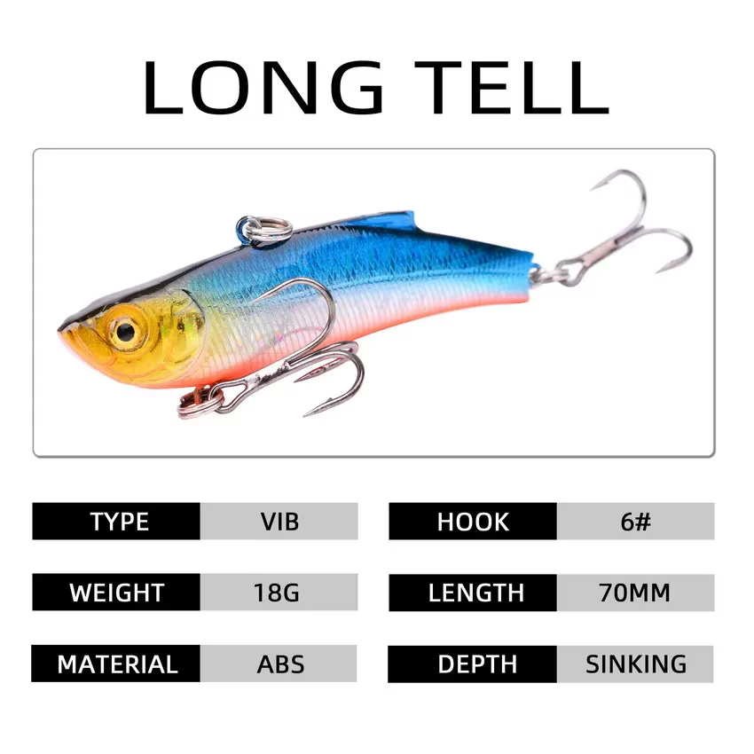 Crankbait duro 7cm 18g – Señuelo para mar y hielo - imagen 4