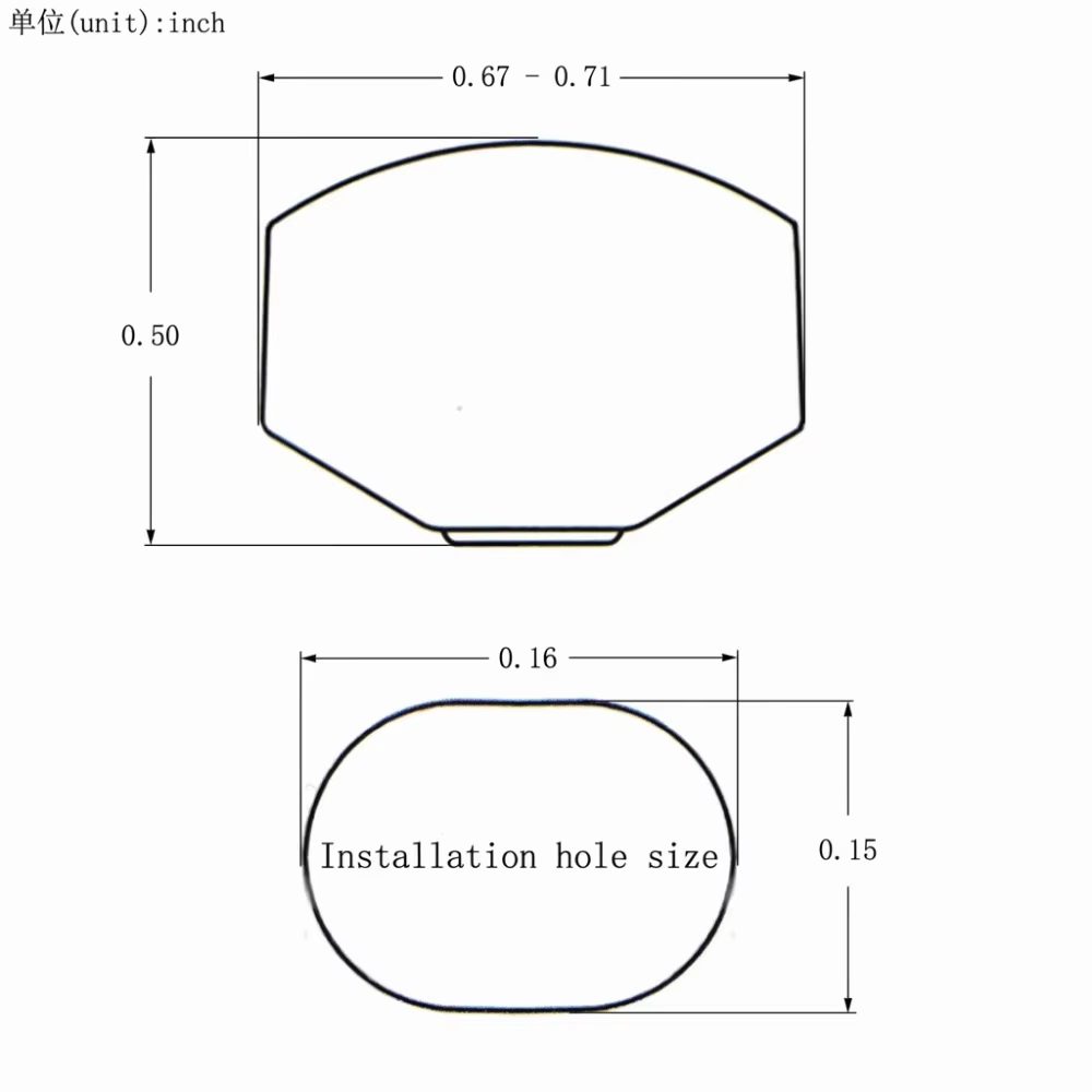 Clavijas universales plateadas para guitarra acústica - imagen 5