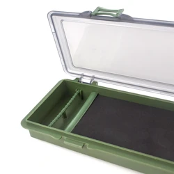 Caja de aparejos de carpa Hirisi de montaje con cabello rígida