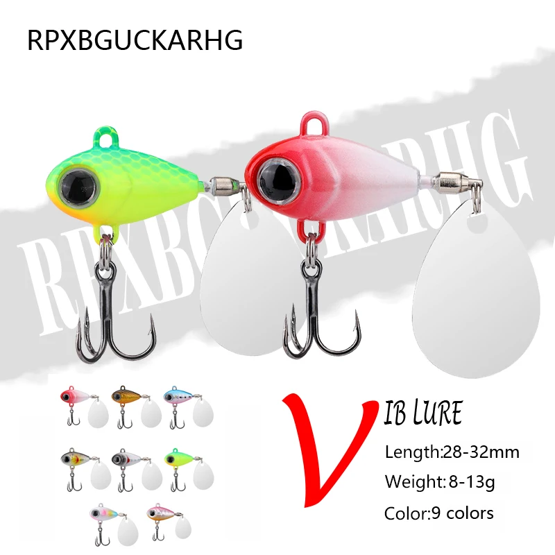 Chatterbait VIB Vatalion: cebo hundidor con cola giratoria para lubina