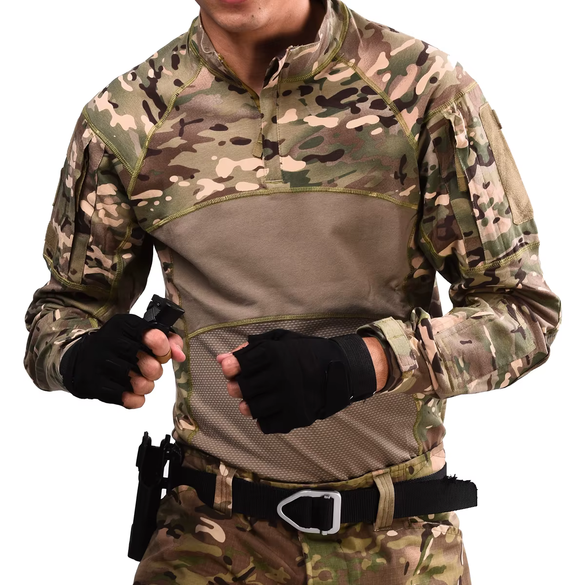 Camiseta de Pesca Camuflaje Manga Larga con Protección UV - imagen 3