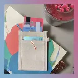 Porta tarjetas de doble capa con anti-desmagnetización y graffiti