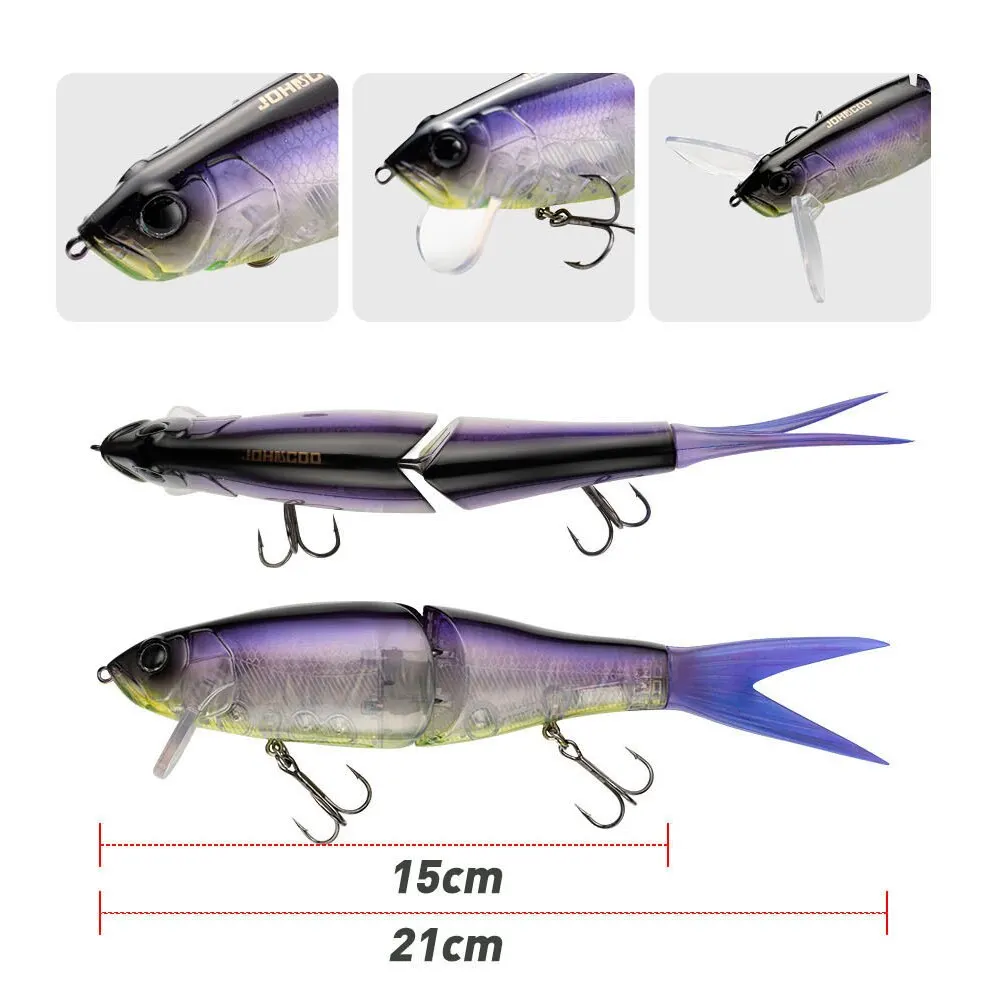 Minnow Popper Señuelo Flotante para Lubina y Lucio – Cebo de Natación - imagen 5