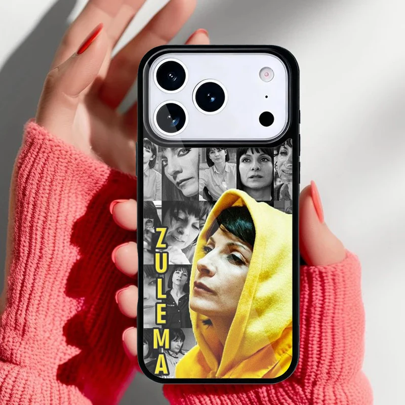 Funda iPhone con diseño de póster de TV vista frontal