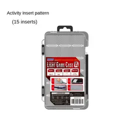 Caja de almacenamiento impermeable para aparejos con separadores y gancho