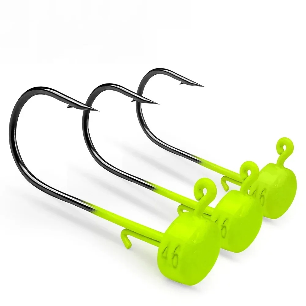 Anzuelos Jig Head Ned con púas afiladas para vinilo - imagen 5