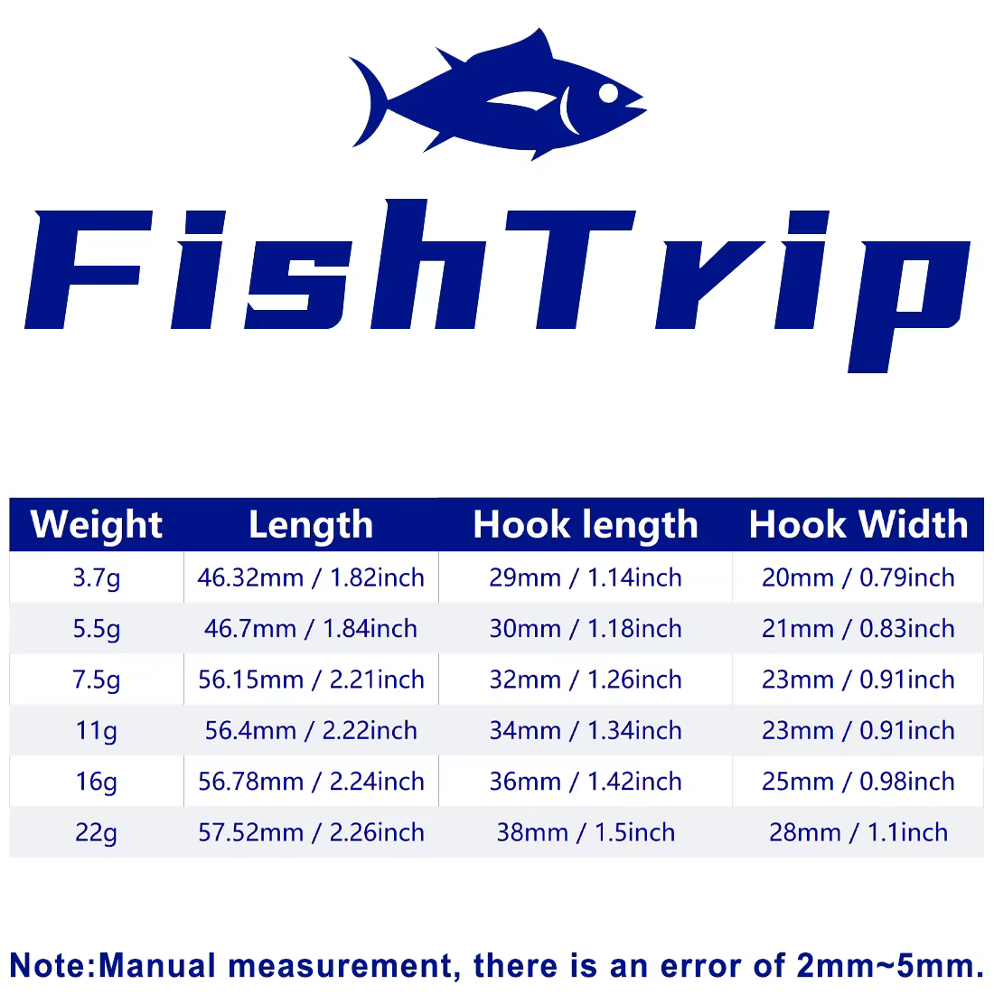 FishTrip Jig Head con Cierre de Resorte para Vinilos de Lubina - imagen 3