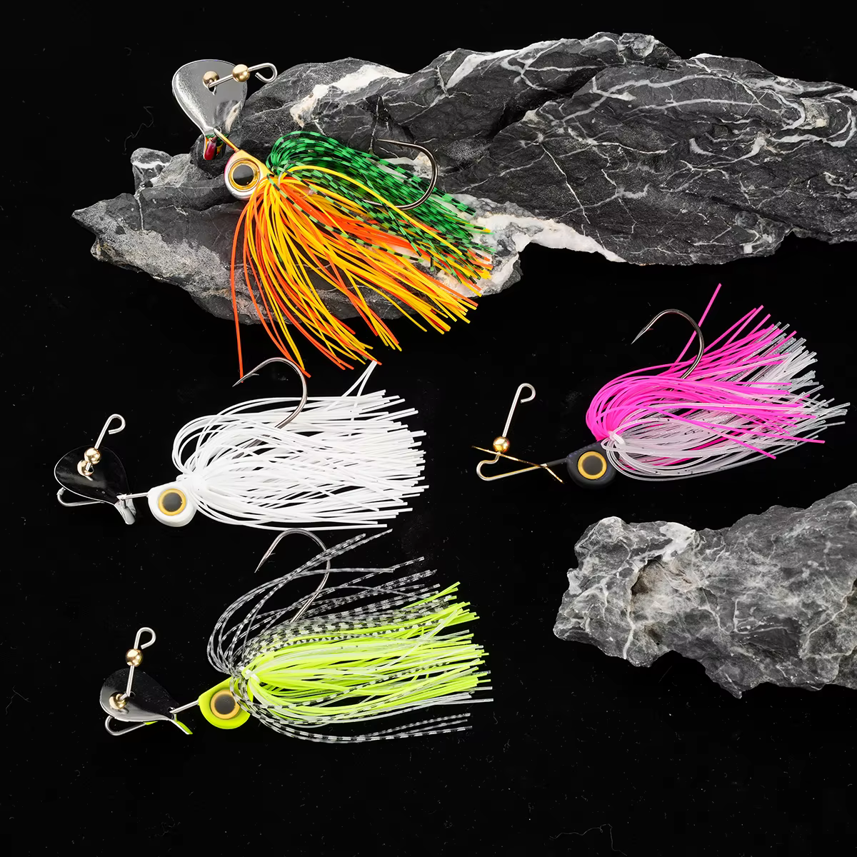 Spinnerbait Big Blade metálico – Señuelo para lucio y black bass - imagen 5