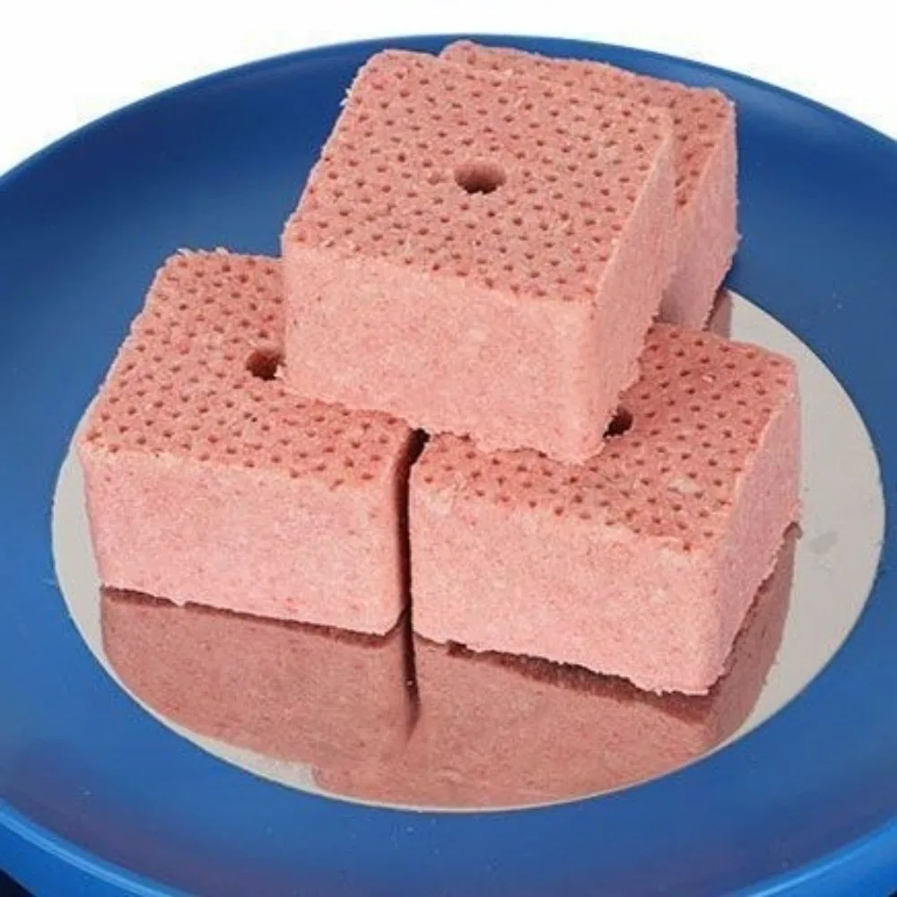 Bloques y prensado de cebo