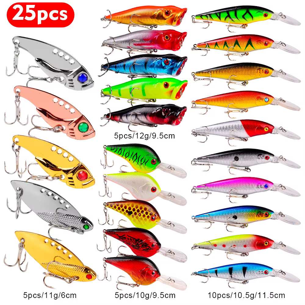 Señuelo Crankbait para Spinning – Wobbler de Minnow Vibrador - imagen 5