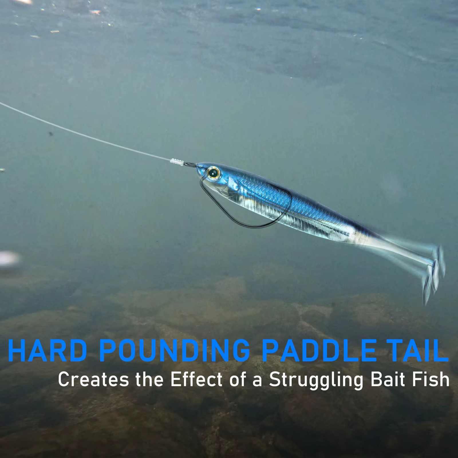 Swimbaits Dr.Fish blandos para lubina y trucha – 70/80/100mm - imagen 4